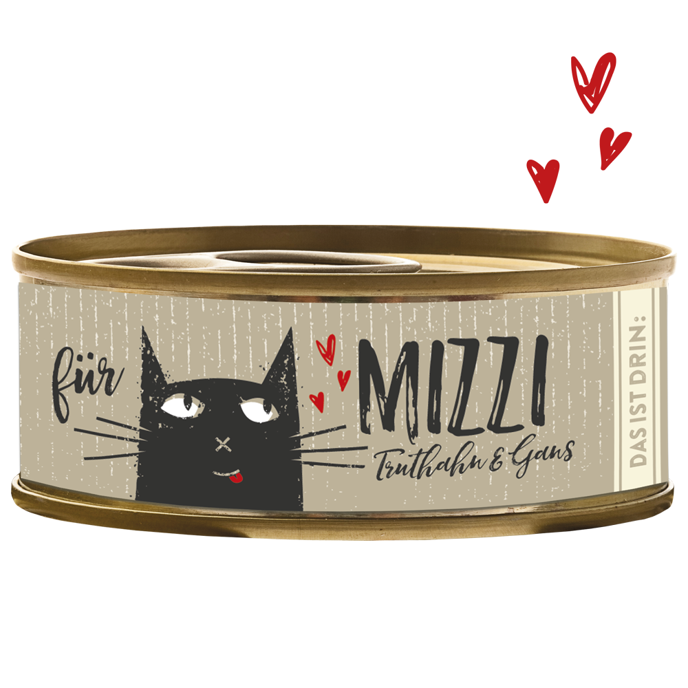 Katzen Nassfutter - Mizzi - Truthahn & Gans - Bubeck, 100 g