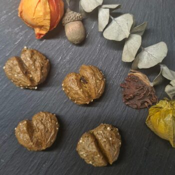 PAUL & PAULINA Canapé mit Kürbis und Erdnussbutter, 200 g