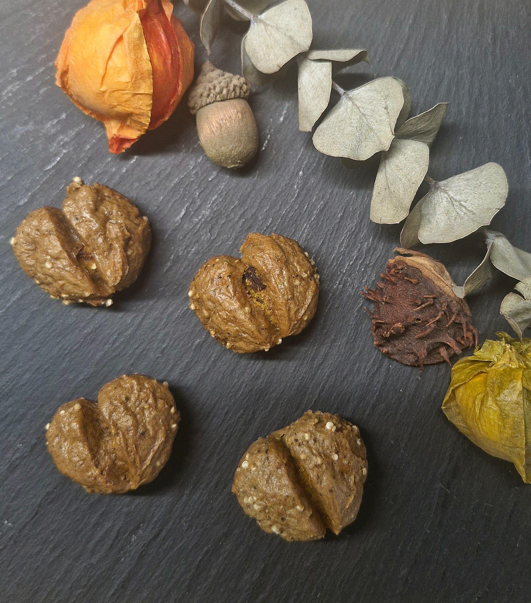 PAUL & PAULINA Canapé mit Kürbis und Erdnussbutter, 200 g