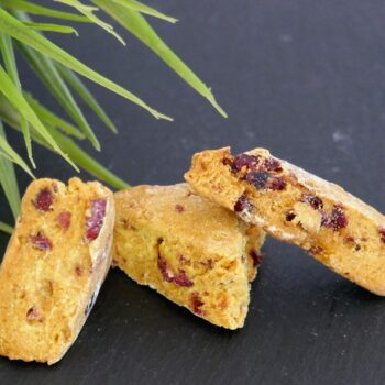 Kurkuma-Cranberry-Ecken, 200 g