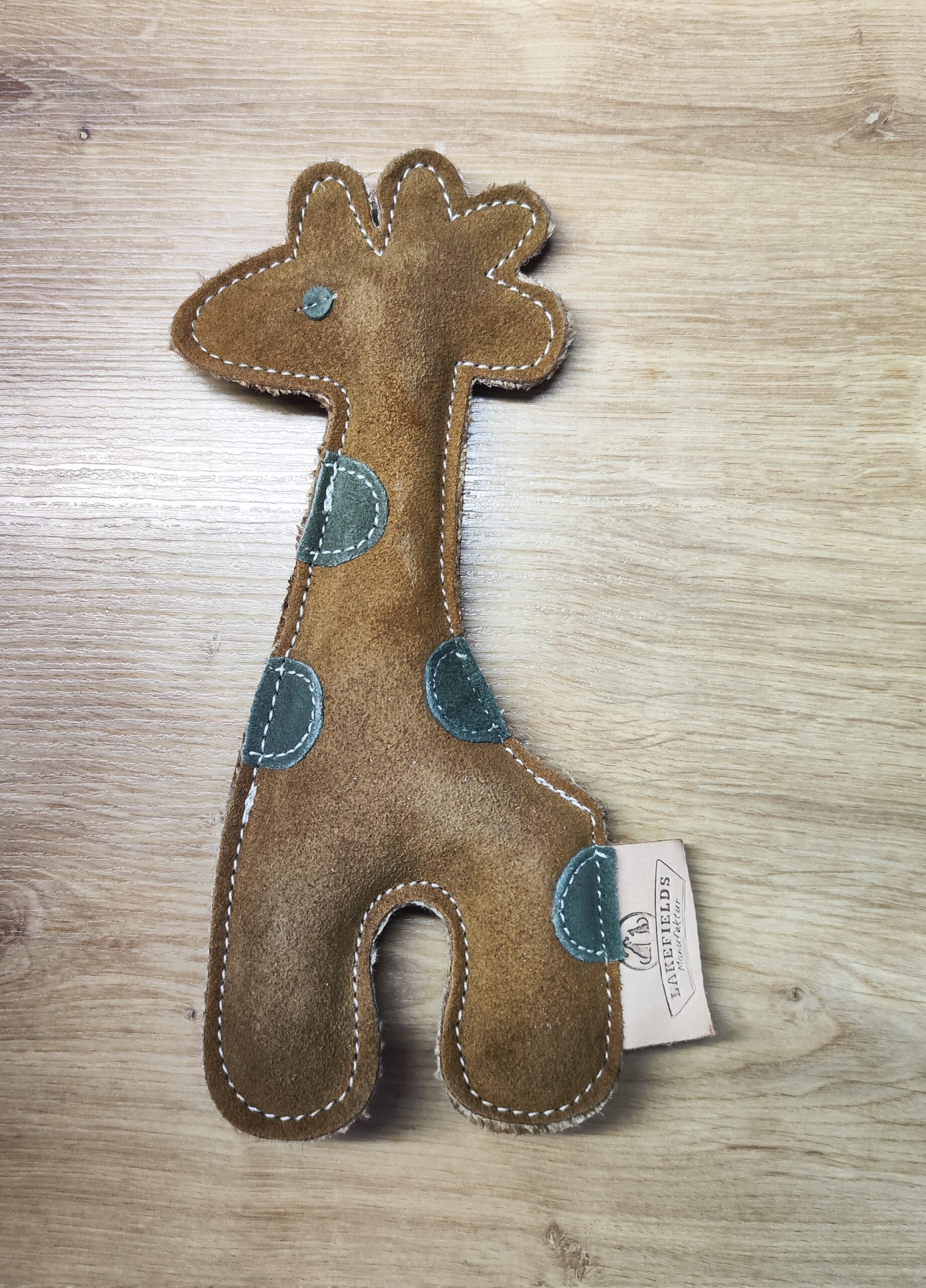 Lederspielzeug Giraffe