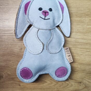 Lederspielzeug Hase