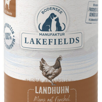 LAKEFIELDS Dosenfleisch-Menü Huhn, 400 g für ausgewachsene Hunde