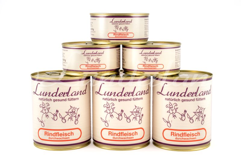 LUNDERLAND Reinfleisch-Dose Rindfleisch durchwachsen, 800 g