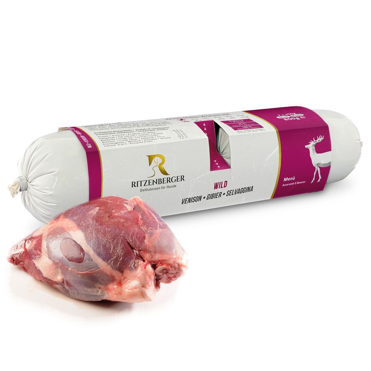 RITZENBERGER Wild mit Amaranth & Beeren 2x400 g