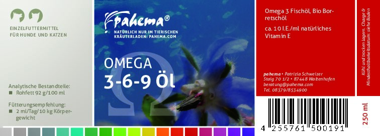PAHEMA Omega 3-6-9 Öl, 250 ml – Bild 2